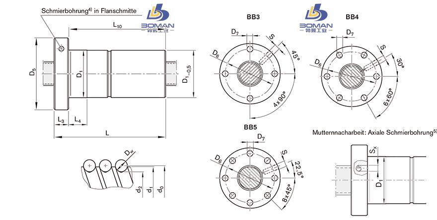 REXROTH R1502 tsk滚珠丝杠